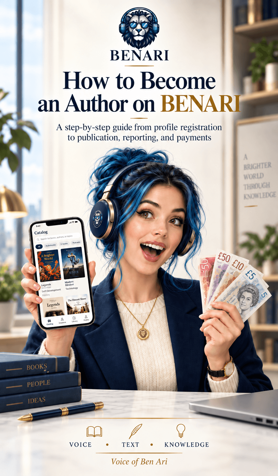 How to Become an Author on BENARI